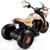 Topteng 3 Wheel Kids Ride On Motorcycle Electric Dual Drive Toy Car With LED Light - 2 of 4