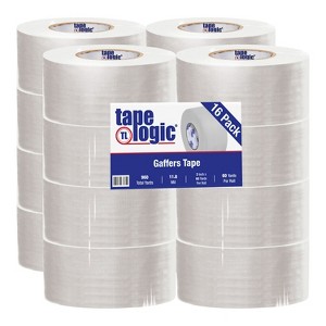 Tape Logic Gaffers Tape 11.0 Mil 3" x 60 yds. White 16/Case T98818W - 1 of 3