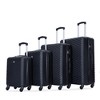 Vynxaria 4-Piece ABS Lightweight Suitcase Set (16/20/24/28'') with Rotating Wheels, 24/28'' with TSA Lock - 3 of 4