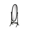 Lyngins Traditional Wood Floor Cheval Mirror, Full Length Mirror with Elongated Oval Glass, Stangding Mirror/Floor Mirror/Body Mirror for Bedroom - 2 of 4
