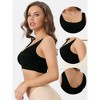 INSPIRE CHIC Women's Wirefree Push Up Workout Yoga Sleep Comfort Sports Bras 3 Packs - image 3 of 4