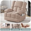 Bencmate Sofas Small Recliner Sofas for Living Room Chair for Adults, Living Room Recliner Adjustable Sofas for Home, Beige,40.1"*38.2"*40.6" - 3 of 4