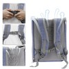 Unique Bargains Pet Backpack Transport Box for Cats and Small Dogs 13.39"x9.84"x16.54" Purple - 4 of 4