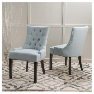Set of 2 Hayden Tufted Dining Chairs - Christopher Knight Home - 1 of 4