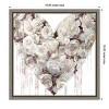 Amanti Art Big Hearted Flowers I by Lindsay Rodgers Canvas Wall Art Print Framed 16 x 16-in. - 4 of 4