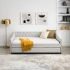 Lycvki Upholstered Sofa with Trundle Twin Size Bed Mattress not included - 3 of 4