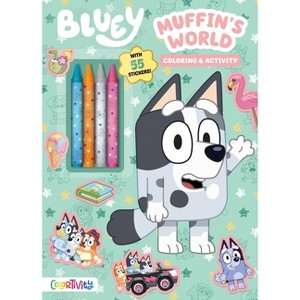 Bluey: Muffin's World - (Color & Activity with Crayons) by  Maggie Fischer (Paperback) - 1 of 1