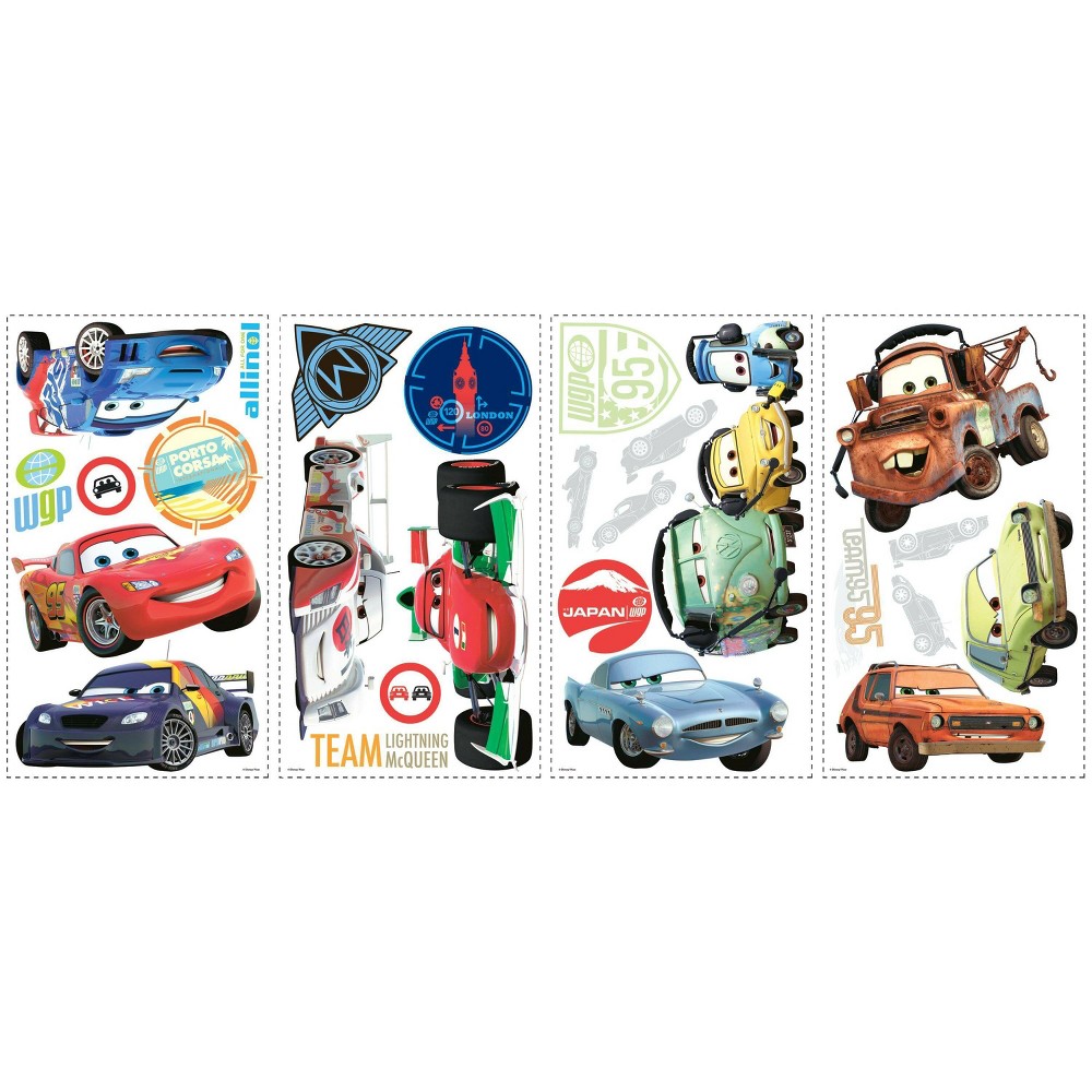 UPC 034878827636 product image for Cars 2 Peel and Stick Wall Decal - RoomMates | upcitemdb.com