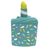 FOUFIT Birthday Cake Dog Chew Toy - Blue (6") - 2 of 3