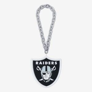 NFL Fan Chain, Big Neon Light Up Team Logo - Las Vegas Raiders - 1 of 4