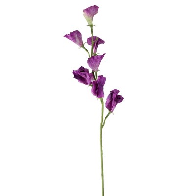 Allstate Floral  21.5" Purple Sweetpea Flower Artificial Spring Craft Spray
