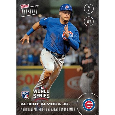 Topps Topps NOW Go-Ahead Run Chicago Cubs Albert Almora Jr. RC Card #661