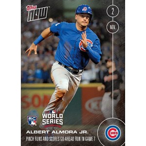 Topps Topps NOW Go-Ahead Run Chicago Cubs Albert Almora Jr. RC Card #661 - 1 of 2