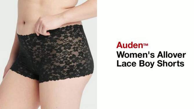 Women's Allover Lace Boy Shorts - Auden™, 2 of 8, play video