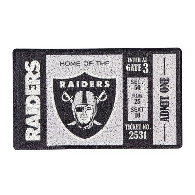 Evergreen LAS VEGAS RAIDERS Turf Mat, Las Vegas Raiders