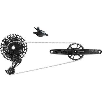 SRAM NX Eagle Groupset: 175mm 32 Tooth DUB Boost Crank, Rear Derailleur, 11-50 12-Speed Cassette, Trigger Shifter, and