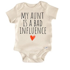 Aunt Auntie - Baby Boy Girl Clothes Infant Onesie® Funny Cute Newborn GS1 - 1 of 4
