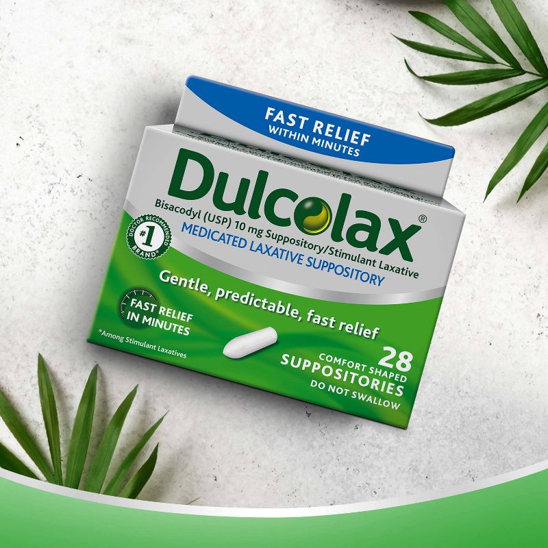 Dulcolax Gentle and Predictable Fast Relief Laxative Suppositories - 28ct, 3 of 6