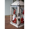 Recycled Iron Santa Lantern, 15" H, Distressed Christmas Decor By Kalalou - 4 of 4