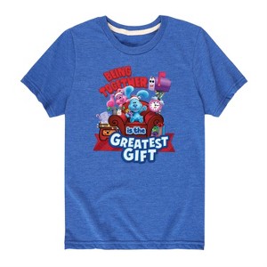 Boys' - Blue's Clues & You! - A Blue Christmas Short Sleeve Graphic T-Shirt - 1 of 4