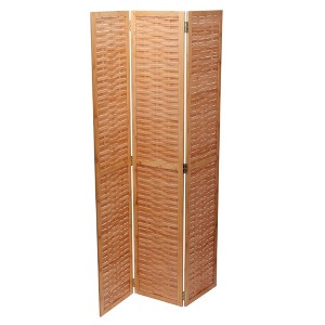 Bamboo Screen, Basket Weave - 1 of 4