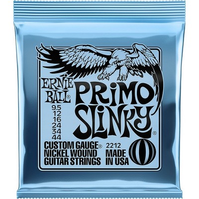 Ernie Ball Primo Slinky Nickel Wound Electric Guitar Strings  Gauge 9.5 - 44