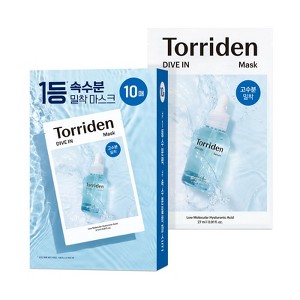 Torriden Dive In Low Molecular Hyaluronic Acid Mask, 10 Sheets - 1 of 3
