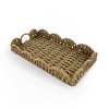 Woven Breakfast Tray Scalloped - Bullseye's Playground™ - 2 of 3