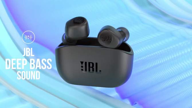 JBL Vibe 100 True Wireless Bluetooth Earbuds - Black, 2 of 10, play video