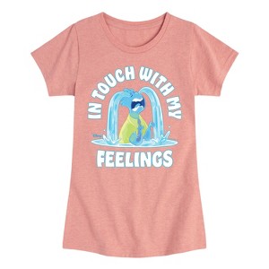 Girls' - Elemental - Wade In Touch With My Feelings Fitted Short Sleeve Graphic T-Shirt - 1 of 4