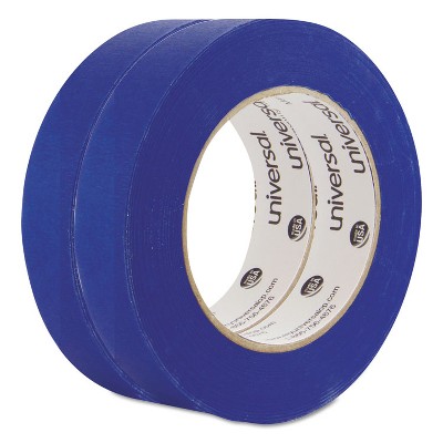 Universal Premium Blue Masking Tape w/Bloc-it Technology 24mm x 54.8m Blue 2/Pack PT14025