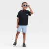 Toddler Boys' Short Sleeve Skateboarding Dino T-Shirt - Cat & Jack™ Black - 4 of 4