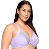 Glamorise Womens Front-Closure T-Back WonderWire Underwire Bra 1246 Soft Lilac - image 3 of 4