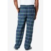 KingSize Men's Big & Tall Flannel Plaid Pajama Pants - 3 of 4