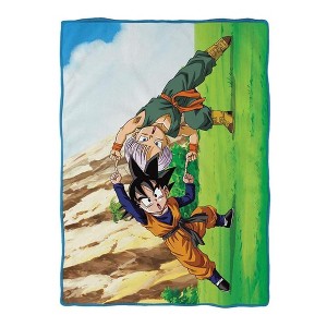 Dragon Ball Z Trunks and Goten 45 x 60 Inch Fleece Throw Blanket - 1 of 3