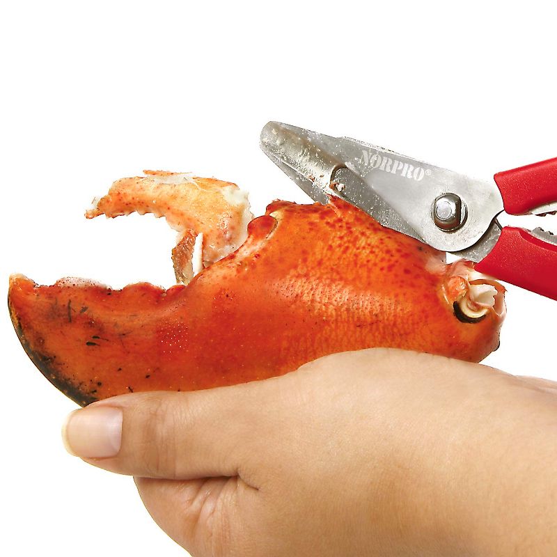 Norpro Ultimate Seafood Shears, Red, 3 of 8