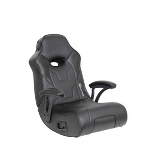 G-Force Wired Audio Floor Rocker Gaming Chair with Subwoofer Black - X Rocker: Ergonomic Design, Fixed Height - 1 of 4