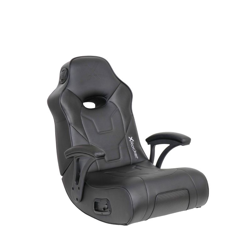 G-Force Wired Audio Floor Rocker Gaming Chair with Subwoofer Black - X Rocker, 1 of 19