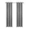Kate Aurora 2 Pack Glam Metallic Sparkle Thermal Light Filtering Grommet Top Curtains - 3 of 4
