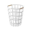 Yamazaki Home - Wire Basket (18" H) - Steel + Wood - 4 of 4