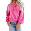 Women's Macie Henley Sweatshirt - Liam & Company - 2 of 3