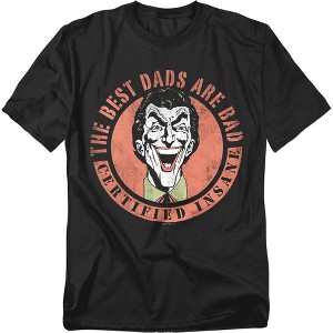 Batman Father's Day Joker The Best Dads Are Bad Adult T-Shirt - 1 of 4