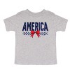 The Juniper Shop America Galaxy Coquette  Toddler Short Sleeve Tee - 2 of 4