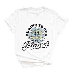 Simply Sage Market Women's Be Kind To Our Planet Short Sleeve Graphic Tee - 1 of 4