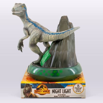 Jurassic World Blue Velociraptor 3D LED Battery Night Light