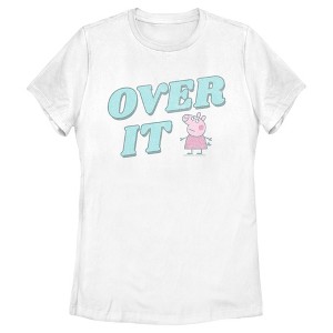 Women's Peppa Pig Over It T-Shirt - 1 of 4