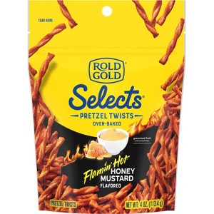 Rold Gold Selects Pretzel Twists Flamin' Hot Honey Mustard - 4oz - 1 of 4