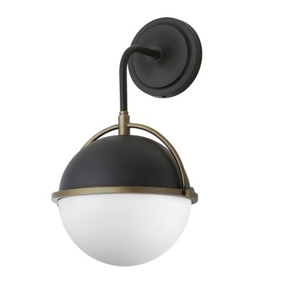 Maxim Lighting Duke 1 - Light Wall Light in  Black/Weathered Brass