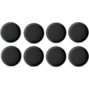 8) NEW Pyle PDIC81RDBK 250W 8 Inch Flush In-Wall In-Ceiling Speakers - 1 of 4