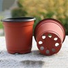 100pcs 90mm Grow Box Fall Resistant Tray For Home Garden Plant Pot Nursery Flower Pots - 4 of 4